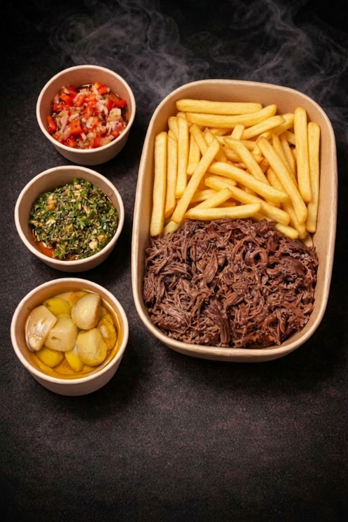 Smoked Beef Plate with Fries